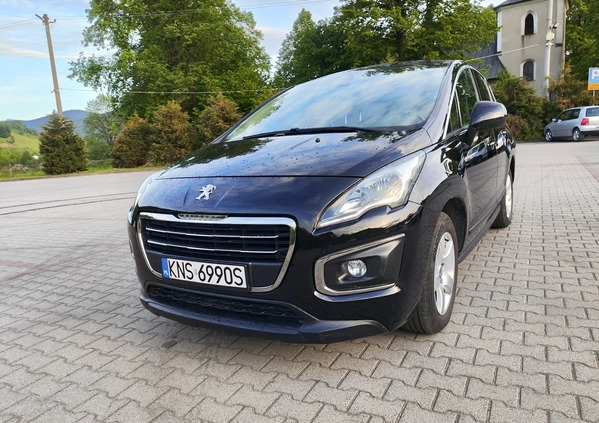 Peugeot 3008 cena 42900 przebieg: 155000, rok produkcji 2016 z Nowa Dęba małe 79